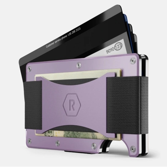 Ridge MagSafe Wallet - Lavender Aluminum Card Holder NIB - Picture 12 of 12